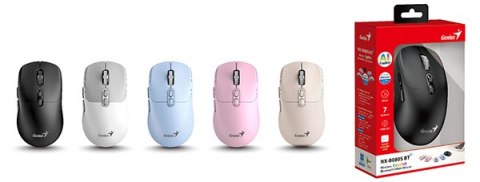 Genius NX-8080S BT Mysz bezprzewodowa, różowa, 1600DPI