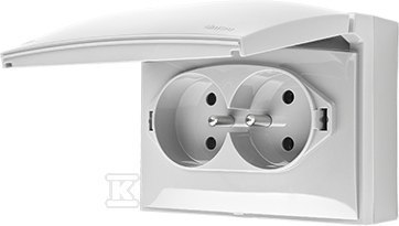 GN.2-KR.Z/U IP44 BIAŁY AQUACLICK