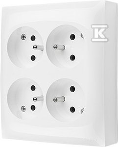 GN.4-KR.Z/U IP20 BIAŁY AQUACLICK