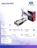 Karta graficzna Radeon RX 9070 PURE 16GB OC GDDR6 256bit 2DP/2HDMI