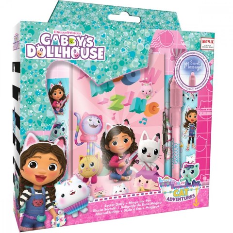 Pamiętnik z magicznym długopisem Koci Domek Gabi