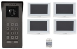 Wideodomofon VIDOS 2IP S200/4 x M200W-X