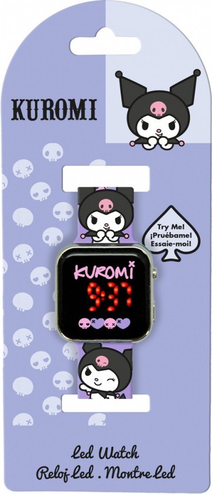 Zegarek LED Kuromi Hello Kitty