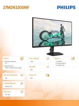 Monitor 27M2N3200NF 27 cali IPS 144Hz HDMI DP