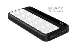 Powerbank P10 LCDPD 10 000mAh LAMP z funkcją mocnego źródła światła, moc wyjściowa 22,5W Port Delivery (PD20W)