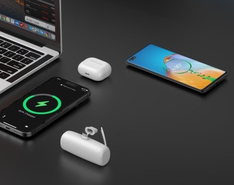 Powerbank P5 PLUG-IN (5 000mAh 10W) bezpośrednie podpięcie do telefonu za pomocą złącza USB-C