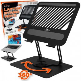 Obrotowa, ergonomiczna podstawka pod laptopa 10-17 LAPTOP STAND ROTO MT2662 pełna regulacja