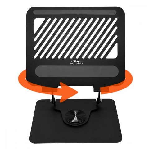 Obrotowa, ergonomiczna podstawka pod laptopa 10-17 LAPTOP STAND ROTO MT2662 pełna regulacja