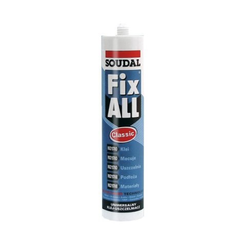 USZCZELNIACZ HYBRYDOWY FIX ALL CRYSTAL BEZBARWNY 290ML
