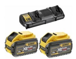 DEWALT.ZESTAW FLEXVOLT 2x9.0Ah + ŁADOWARKA PODWÓJNA 4A