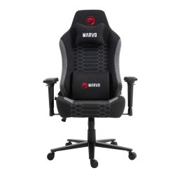 Dla gracza fotel Marvo KAHN GREY, czarno-szare