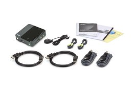 Przełącznik KVM 2-Port USB 4K DP/Audio