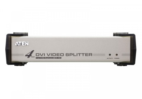 Rozdzielacz wideo 4 porty DVI/Audio Splitter