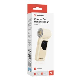 Verbatim Wentylator ręczny, Cool ,n, Go AirJet, biało-srebrny