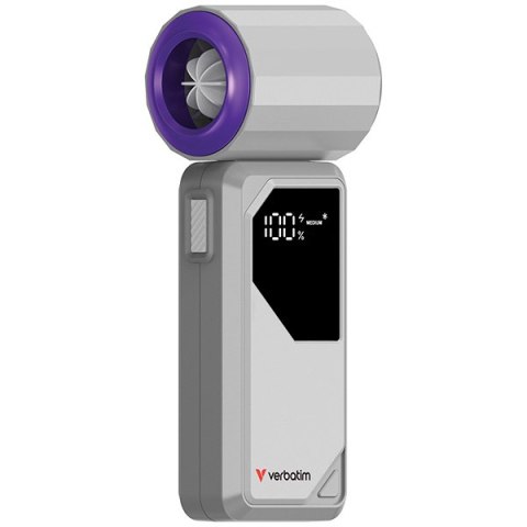 Verbatim Wentylator ręczny, Cool,n,Go AirJet, szary / fioletowy
