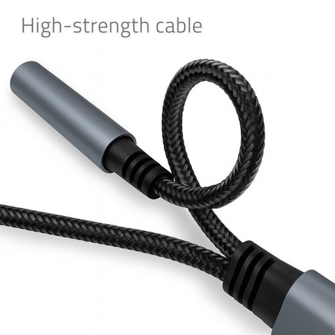 Adapter USB-C 2w1 | USB-C | Jack 3.5mm | PD 15W | 10cm