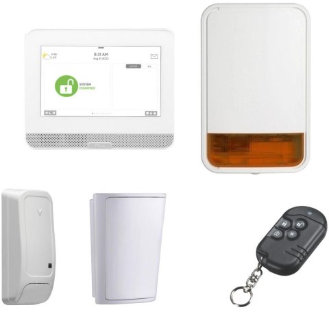 DSC IQ Hub Starter Kit PowerG (hub, kontaktron, pir, sygnalizator, pilot)