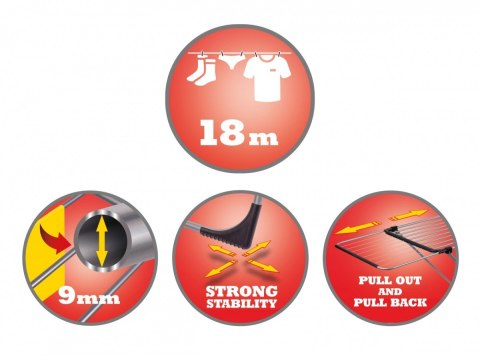 Suszarka uniwersalna MEXO LT8102 powierzchnia 18 metrów