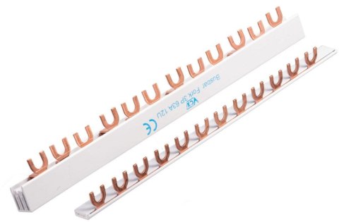 Szyna Grzebieniowa TYP 3Bieguny 63A 12 modułów VCX SZK63A 3F 4X3M