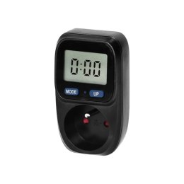 WATOMIERZ, KALKULATOR ENERGII Z WYŚWIETLACZEM LCD, CZARNY