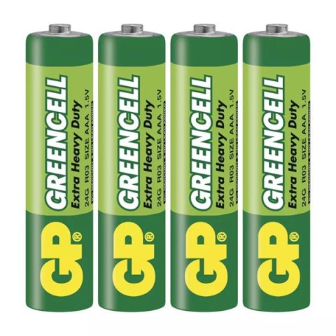 GP Jednorazowa cynkowo-węglowa baterie AAA, 4-pack