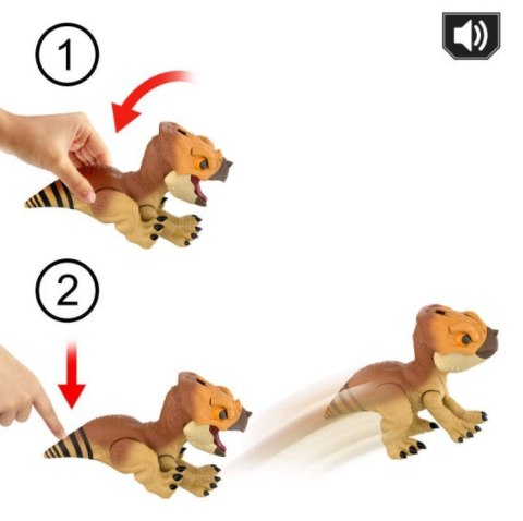 Figurka interaktywna Jurassic World Aquilops Dolores Tryb obrony