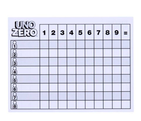 Gra UNO Zero