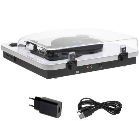 Gramofon AD1914 Biały USB Bluetooth