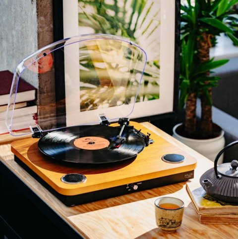 Gramofon AD1914 Wood USB Bluetooth