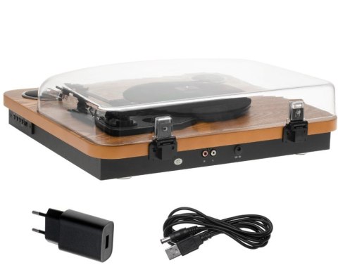 Gramofon AD1914 Wood USB Bluetooth