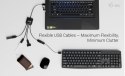 HUB USB-C/USB-A Cable 4 port (2x USB-C 2x USB-A)