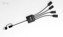 HUB USB-C/USB-A Cable 4 port (2x USB-C 2x USB-A)