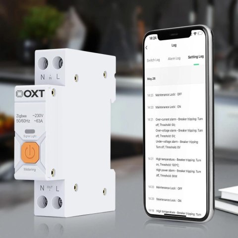 Inteligentny Sterownik OXT | 63A | Licznik | ZigBee | Tuya T337