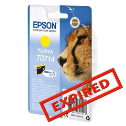Epson oryginalny ink / tusz C13T07144022, yellow, blistr z ochroną, 5,5ml, po dacie ważności