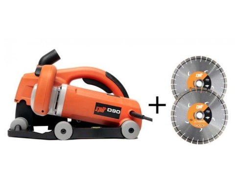 PASLODE SPIT BRUZDOWNICA DIAMENTOWA D90 2500W 2xTARCZA XTREME UNIVERSAL