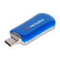 Verbatim USB flash disk, USB C, 256GB, Plectra, niebieski, 30234, USB C