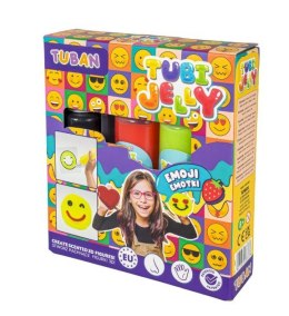 Zestaw Tubi Jelly Emotki 3 kolory