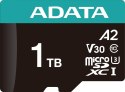 Adata Karta pamięci microSD Premier Pro 1TB UHS1 U3 V30 100/85 MB/s + adapter