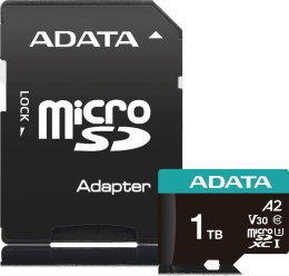 Adata Karta pamięci microSD Premier Pro 1TB UHS1 U3 V30 100/85 MB/s + adapter