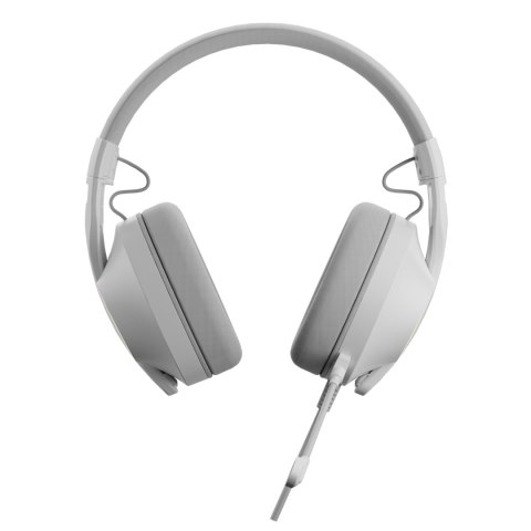 HP DHE-8003U słuchawki z mikrofonem, przewodowa, biała, 7.1 surround (virtual), podświetlona, USB