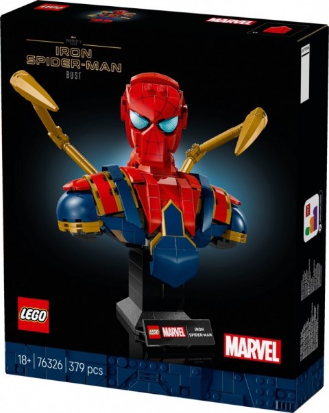 Klocki Super Heroes 76326 Popiersie Iron Spider-Mana