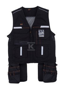 KAMIZELKA NARZĘDZIOWA PROF CZARNA M