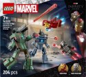 Klocki Super Heroes 76320 Iron Man i War Machine kontra drony Hammera