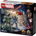 Klocki Super Heroes 76320 Iron Man i War Machine kontra drony Hammera