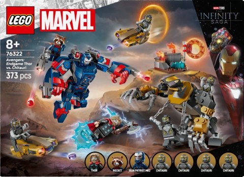 Klocki Super Heroes 76322 Avengers: Koniec gry Thor kontra Chitauri