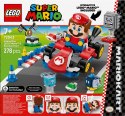 Klocki Super Mario 72043 Mario Kart - Interaktywna figurka LEGO Mario i Standard Kart