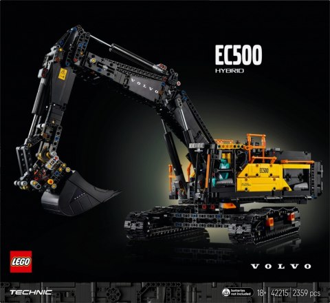 Klocki Technic 42215 Koparka Volvo EC500 Hybrid