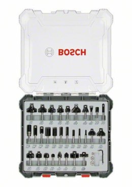 BOSCH ZESTAW FREZÓW 30szt. UCHWYT 6mm