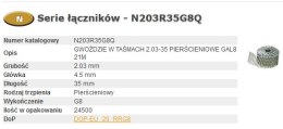 BOSTITCH GWOŹDZIE W TASMACH N55 2,03-35 RING GALWANIZOWANE G8 21 000szt.