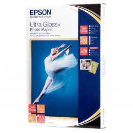 Epson Ultra Glossy Photo Pape, C13S041943BH, foto papier, połysk, biały, R200, R300, R800, RX425, RX500, 10x15cm, 4x6